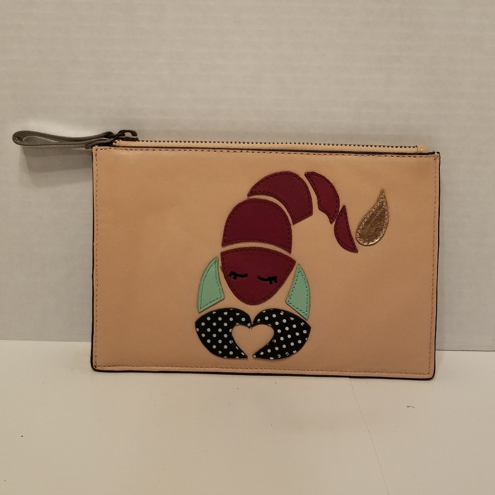 Anthropologie Albright Scorpio Zodiac Zipped Bag